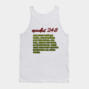 Exodus 24:8 Tank Top